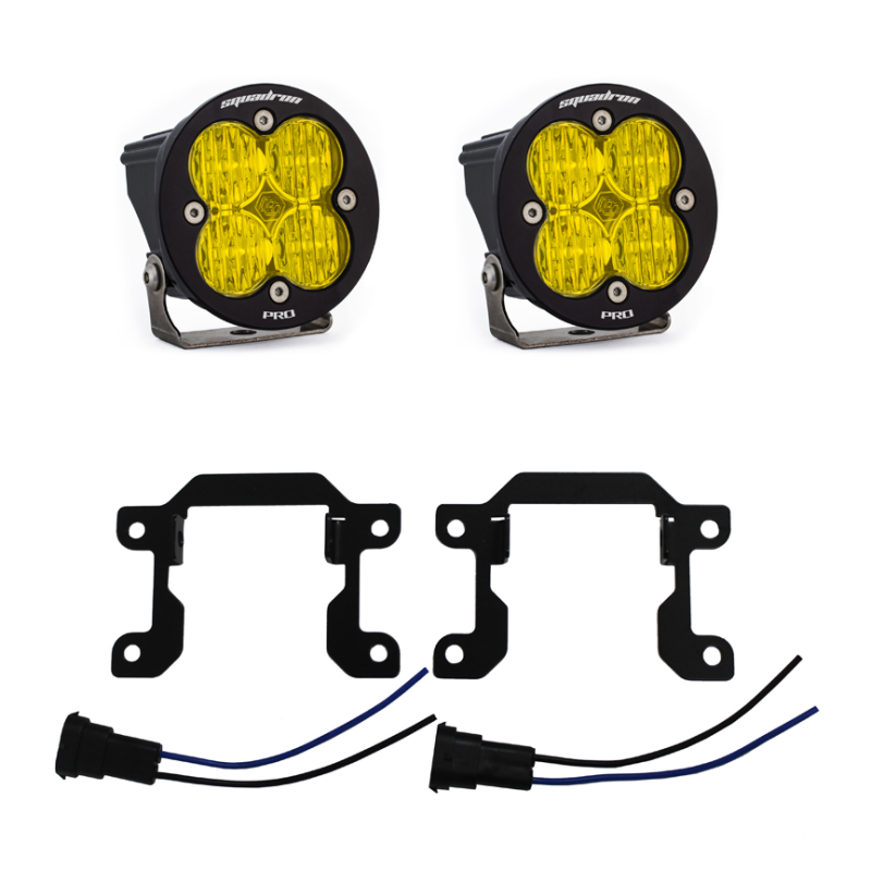 Ram 2500 Fog Light Pocket Kit - Baja Designs - Big Horn Sports - Amber - `19-`27